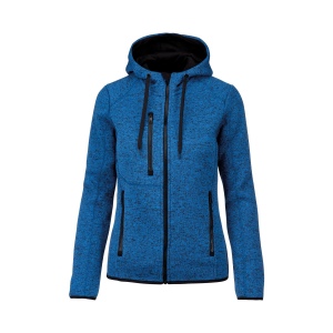 Veste à capuche chinée femme 3