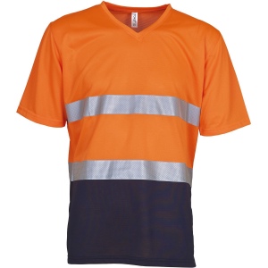 T-shirt col V haute visibilité Top Cool 5