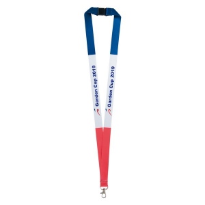 Cordon tour de cou tricolore (+Sérigraphie TH31) 3