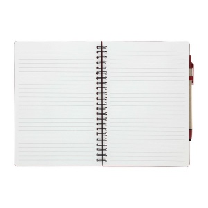 Carnet spirale adhesif / stylo (+Tampographie TA21) 6