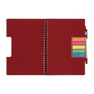 Carnet spirale adhesif / stylo (+Tampographie TA21) 8