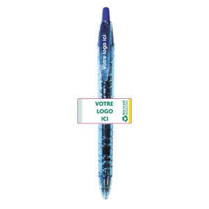 Roller PILOT B2P gel bleu ou noir (+ étiquette quadri)