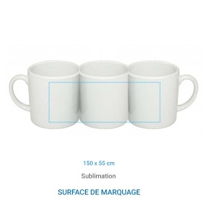 Mug BUDGET S blanc - 210 ml 3