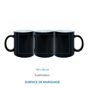 Mug Magic Thermo-réactif Noir 3