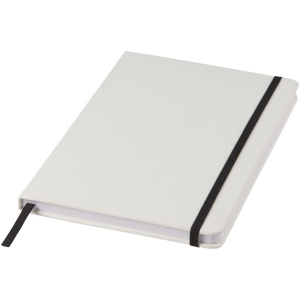 Carnet de notes blanc A5 Spectrum avec élastique de couleur 3