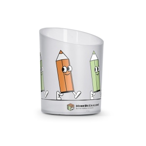 POT A CRAYONS PLASTIQUE 12
