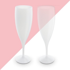 FLUTE A CHAMPAGNE PLASTIQUE REUTILISABLE 14 cl RAS BORD 4