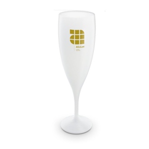 FLUTE A CHAMPAGNE PLASTIQUE REUTILISABLE 14 cl RAS BORD 7