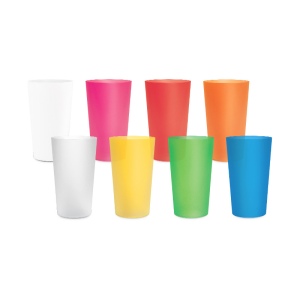 GOBELET PLASTIQUE REUTILISABLE 60 cl RAS BORD 10