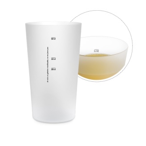 GOBELET PLASTIQUE REUTILISABLE 60 cl RAS BORD 13