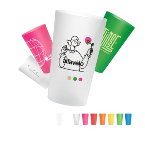 GOBELET PLASTIQUE REUTILISABLE 60 cl RAS BORD
