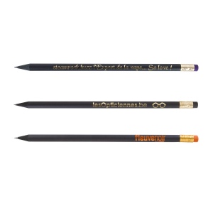 BLACK ROND 17,6 PANTO T Gomme(+Marquage à chaud 360° 1 couleur - grande longueur) 12