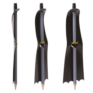 SUPER CRAYON-SUPBAT(+Copie laser 2 faces sur cape + marquage à chaud simple une couleur sur crayon - texte uniquement) 4