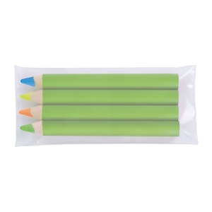 SACHET 4 SURLIGNEURS PANTONE 8(+Marquage à chaud 360° 1 couleur - marquage identique sur chaque crayon) 2