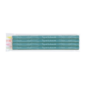 SACHET 4 SURLIGNEURS PANTONE 1(+Marquage à chaud 360° 1 couleur - marquage identique sur chaque crayon) 3