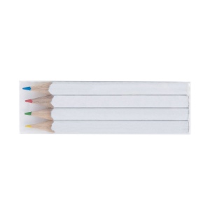SET QUADRI  4 COUL 8,7 cm(+Quadri recto-verso sur les 4 crayons (7,5 x 2,62 cm)) 2