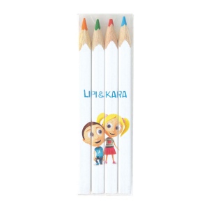 SET QUADRI 4 COUL 8,7 cm(+Quadri recto sur les 4 crayons (7,5 x 2,62 cm)) 4