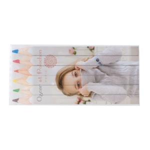 SET QUADRI 6 COUL 8,7 cm(+Quadri recto-verso sur les 6 crayons (7,5 x 3,93 cm)) 9