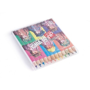 SET QUADRI 12 COUL 8,7 cm(+Quadri recto-verso sur les 12 crayons (7,5 x 7,88 cm)) 3