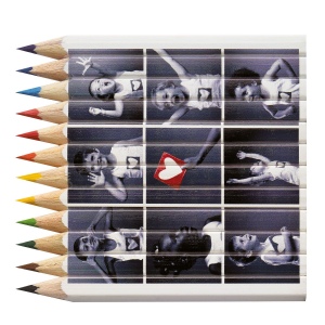 SET QUADRI 12 COUL 8,7 cm(+Quadri recto-verso sur les 12 crayons (7,5 x 7,88 cm)) 5