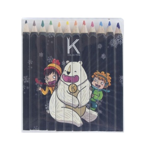 SET QUADRI 12 COUL 8,7 cm(+Quadri recto-verso sur les 12 crayons (7,5 x 7,88 cm)) 8