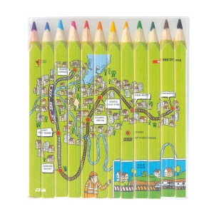 SET QUADRI 12 COUL 8,7 cm(+Quadri recto sur les 12 crayons (7,5 x 7,88 cm)) 11