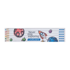 SET QUADRI 6 COUL 17,6 cm(+Quadri recto sur les 6 crayons (16,4 x 3,93 cm)) 3
