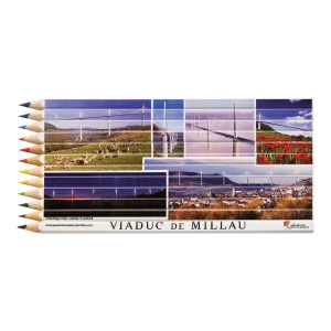 SET QUADRI 12 COUL 17,6 cm(+Quadri recto sur les 12 crayons (16,4 x 7,88 cm)) 3