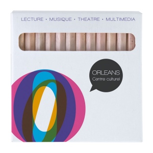 ETUI 12 CR COUL ECO 8,7(+Pas de marquage sur les crayons - marquage en quadri offset sur la surface totale de l'etui)