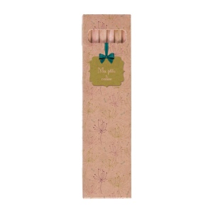 ETUI 6 CR COUL ECO 17,6(+Pas de marquage sur les crayons - marquage en copie laser sur la surface totale de l'etui)