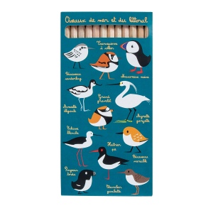 ETUI 12 CR COUL ECO 17,6(+Pas de marquage sur les crayons - marquage en quadri offset sur la surface totale de l'etui)