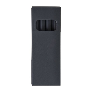 ETUI 4 CR COUL BLACK 8,7(+Pas de marquage sur les crayons - marquage à chaud 1 couleur sur le recto de l'etui) 2