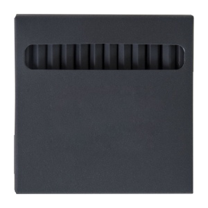 ETUI 12 CR COUL BLACK 8,7(+Pas de marquage sur les crayons - marquage à chaud 1 couleur sur le recto de l'etui) 2