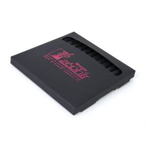 ETUI 12 CR COUL BLACK 8,7(+Pas de marquage sur les crayons - marquage à chaud 1 couleur sur le recto de l'etui) 3
