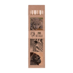 ETUI 6 AQUARELLABLES ECO 17,6(+Pas de marquage sur les crayons - marquage en copie laser sur la surface totale de l'etui)