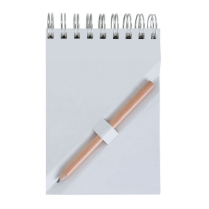 BLOC-NOTES A7 ET CRAYON AGENDA(+Pas de marquage sur le crayon - marquage copie laser sur face avant du bloc) 2
