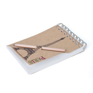 BLOC-NOTES A7 ET CRAYON AGENDA(+Pas de marquage sur le crayon - marquage copie laser sur face avant du bloc) 13