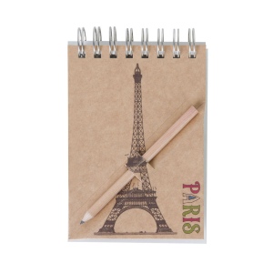 BLOC-NOTES A7 ET CRAYON AGENDA(+Pas de marquage sur le crayon - marquage copie laser sur face avant du bloc) 14