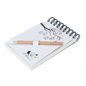 BLOC-NOTES A7 ET CRAYON AGENDA(+Pas de marquage sur le crayon - marquage copie laser sur face avant du bloc) 4