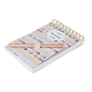 BLOC-NOTES A7 ET CRAYON AGENDA(+Pas de marquage sur le crayon - marquage copie laser sur face avant du bloc) 5