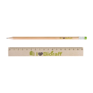 KIT-ECO 2(+Quadri 1 face sur la regle (17x1,3 cm) - marquage à chaud 360° 1 couleur sur le crayon) 11