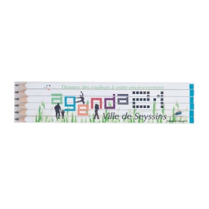 SET QUADRI 6 GRAPHITE 17.6cm(+Quadri recto + verso sur les 6 crayons (16,4 x 3,93 cm))