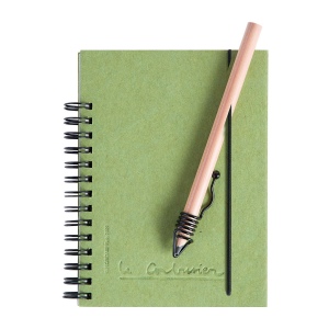 CARNET A6 SANS CRAYON CLIP ONE(+Pas de marquage sur le crayon - marquage à chaud 1 couleur ou en creux sur la couverture recto du carnet) 11