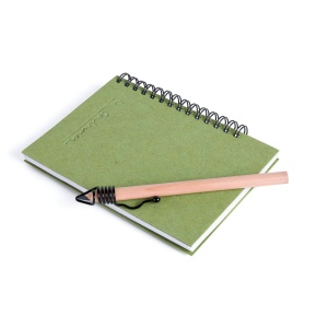 CARNET A6 SANS CRAYON CLIP ONE(+Pas de marquage sur le crayon - marquage à chaud 1 couleur ou en creux sur la couverture recto du carnet) 13