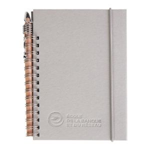 CARNET A6 SANS CRAYON CLIP ONE(+Pas de marquage sur le crayon - marquage à chaud 1 couleur ou en creux sur la couverture recto du carnet) 22