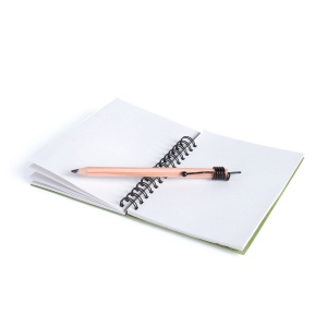 CARNET A6 SANS CRAYON CLIP ONE(+Pas de marquage sur le crayon - marquage à chaud 1 couleur ou en creux sur la couverture recto du carnet) 8