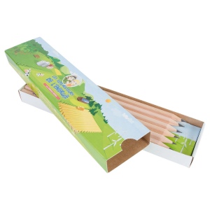 ETUI-FOURREAU KRAFT 1 CRAYON(+Quadri recto sur le dessus du fourreau) 2