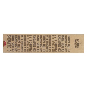 ETUI-FOURREAU KRAFT 1 CRAYON(+Quadri recto sur le dessus du fourreau) 4