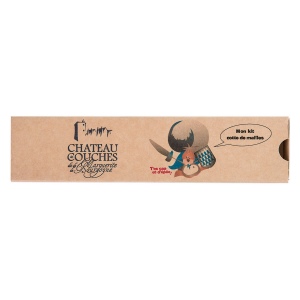 ETUI-FOURREAU KRAFT 6 CRAYONS(+Quadri recto sur le dessus du fourreau)