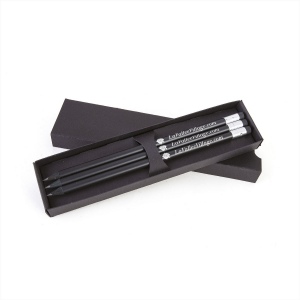 ETUI-FOURREAU BLACK 3 CRAYONS(+Marquage à chaud 1 couleur) 11